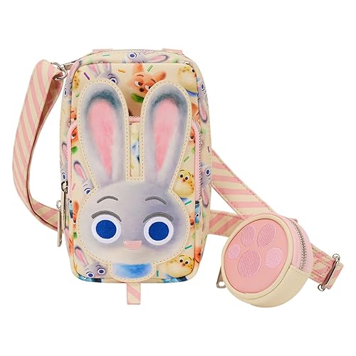 Loungefly Disney Zootopia 2 Cell Phone Crossbody Bag with Coin Bag