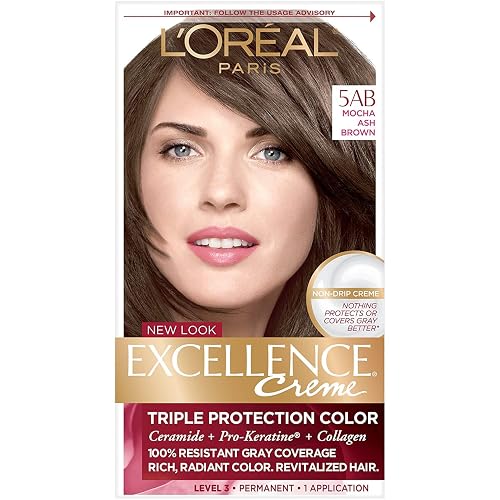 L'Oreal Excellence Creme, 5AB Mocha Ash Brown 1 ea