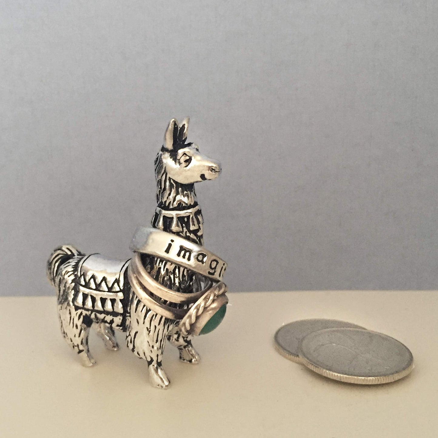 Basic Spirit Llama Ring Holder Jewelry Holder Gift Box Whimsical