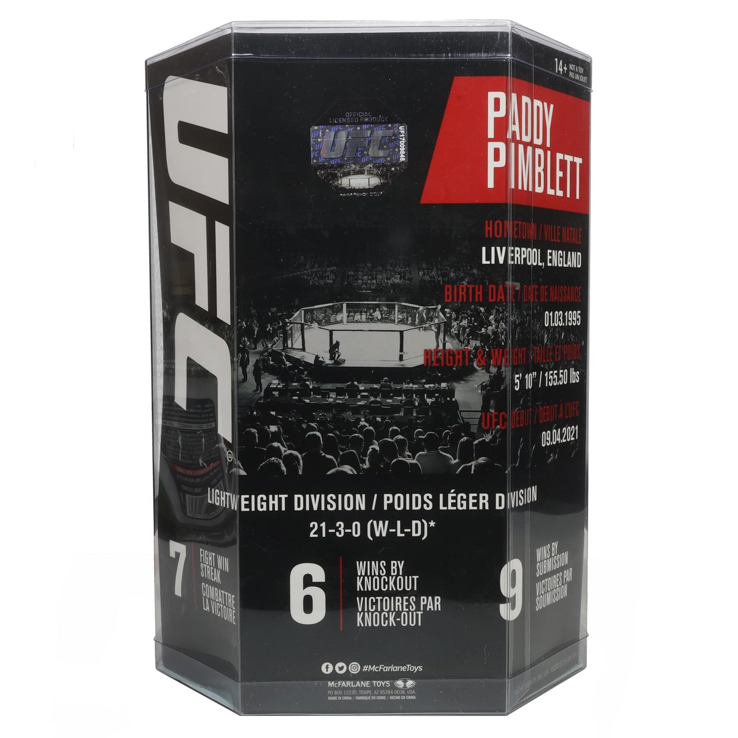 McFarlane Toys - UFC Paddy Pimblett 7in Posed Figure McFarlane's SportsPicks