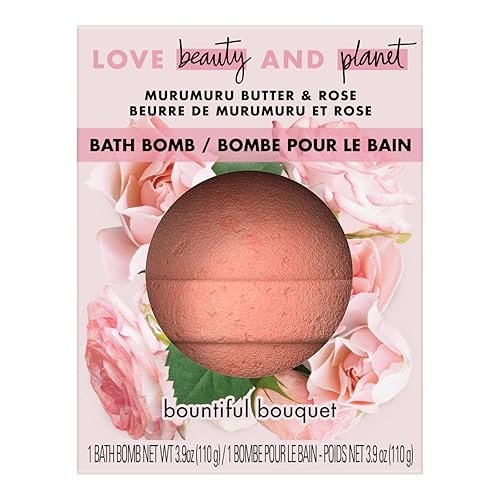 Love Beauty and Planet Bath Bomb 3.9 Oz (Bountiful Bouquet) Murumuru Butter & Rose