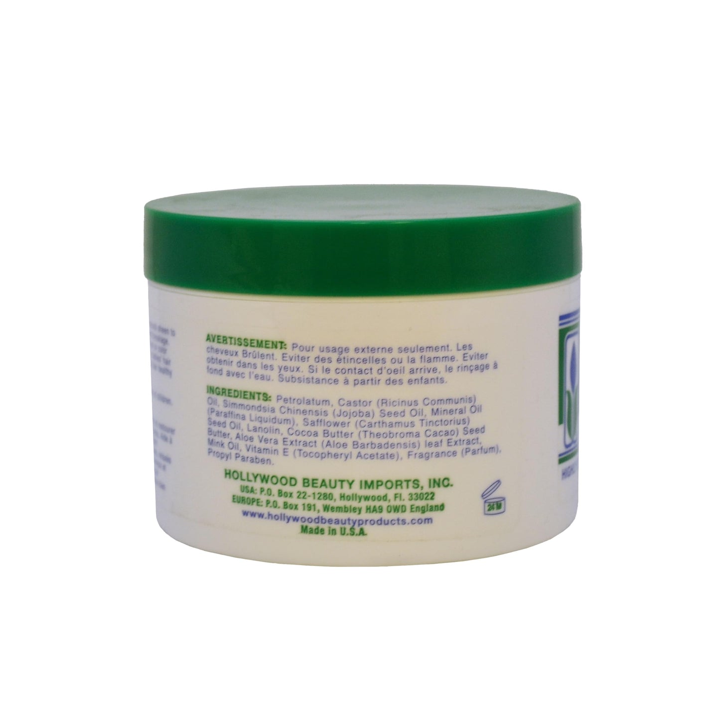 Hollywood Beauty Castor Oil Hair Treatment with Mink Oil, 7.5 Ounce