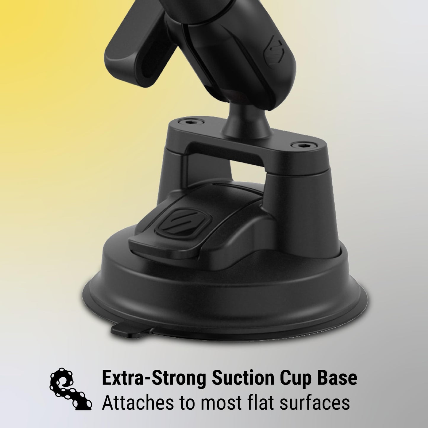 Scosche MP2WD2HD MagicMount™ Pro2 XL Heavy Duty, Strong Suction Cup Cell Phone Mount with Long Arm Windshield/Dashboard Phone Holder and Anti-Shake…