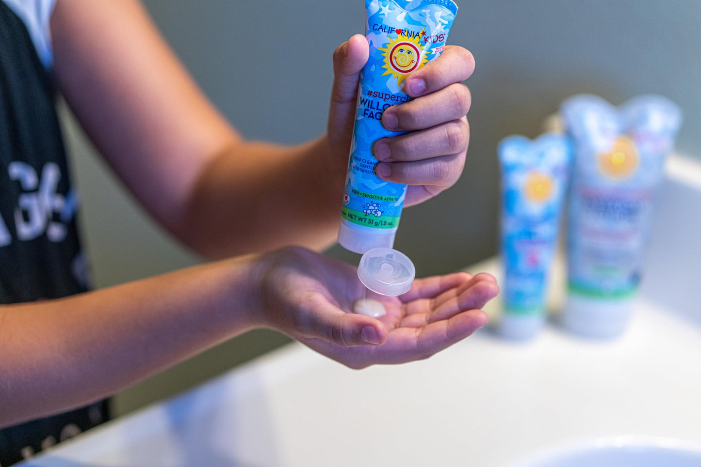 California Kids Face Wash | Gentle Exfoliating Face Wash For Kids + Teens | Mild Salicylic Acid Cleanser For Sensitive Skin | 1.8 oz. / 51 mL