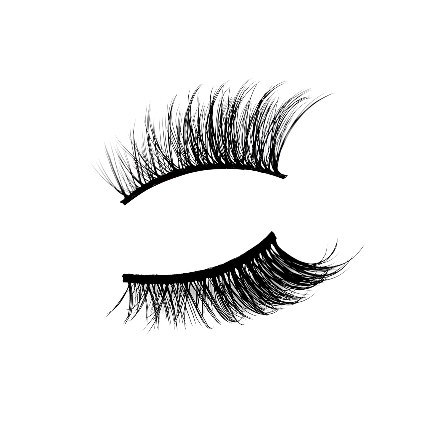 Half Lashes Strips False Eyelashes Fairy Natural Lashes Cat Eye Look Wispy Short Band 3/4 Lashes 8 Pairs Pack Fluffy Volume Small Accent Lash Fake Beauty and Personal Care Pooplunch