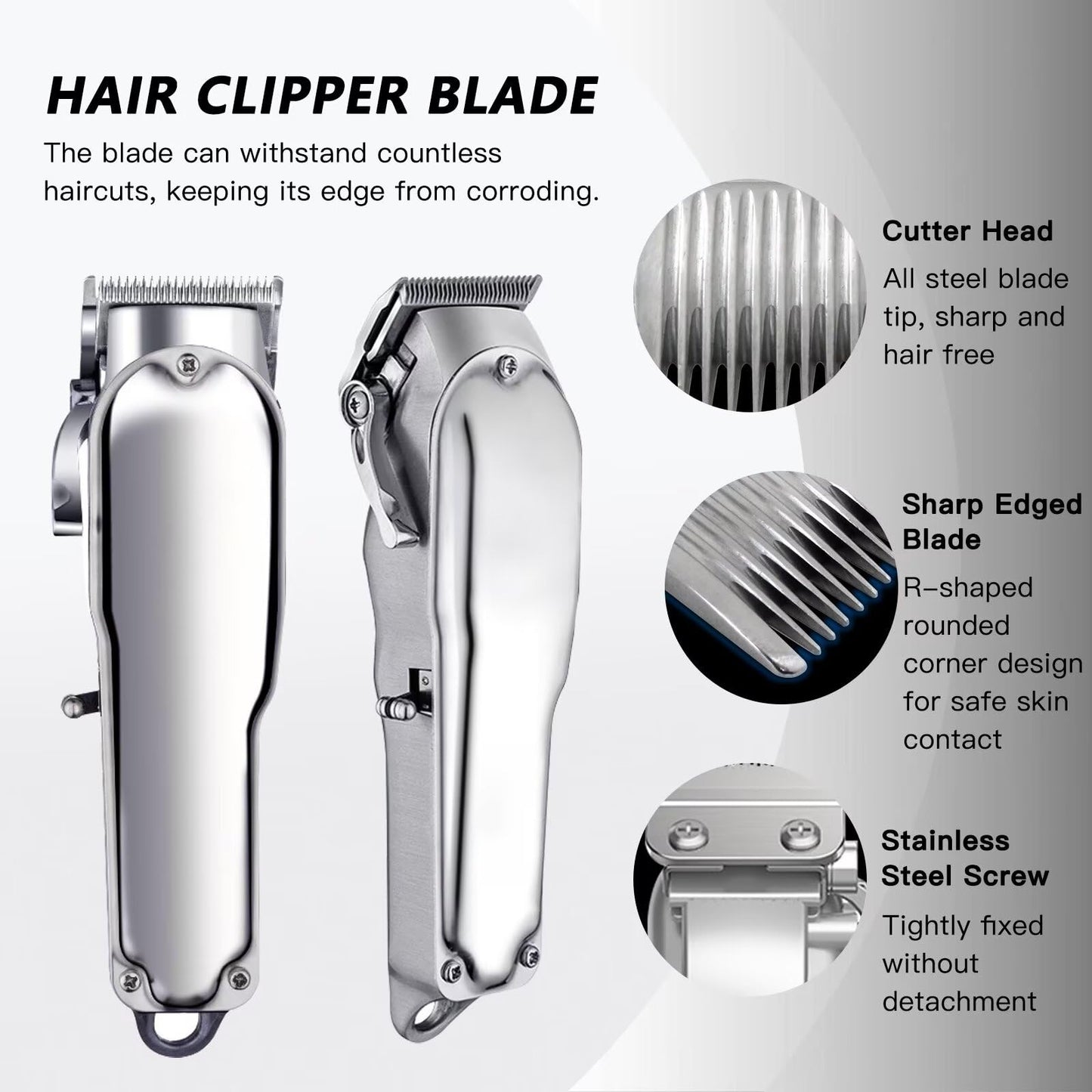 Updated Steel Hair Clipper Blades 2 Pack Fit for Wahl 5Star Senior(#8545), Magic Clip (#8451/#8148), Reflections Senior(8501) Beauty and Personal Care XSPANDER