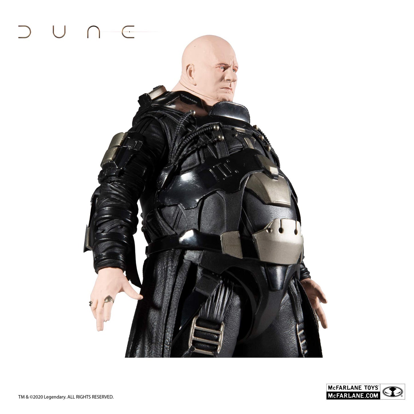 McFarlane Toys Dune Baron Vladimir Harkonnen 12-inch Deluxe Figure (10891-0), Black