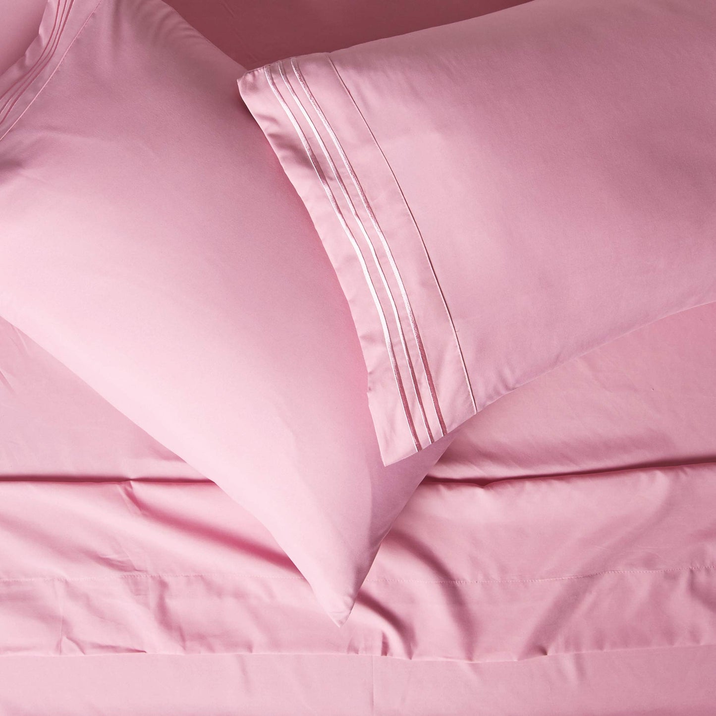 CELINE LINEN Luxurious Bed Sheets Set on Amazon 1800 Premier Hotel Quality Wrinkle Free 4-Piece Sheet Set with Deep Pockets, Full Light Pink