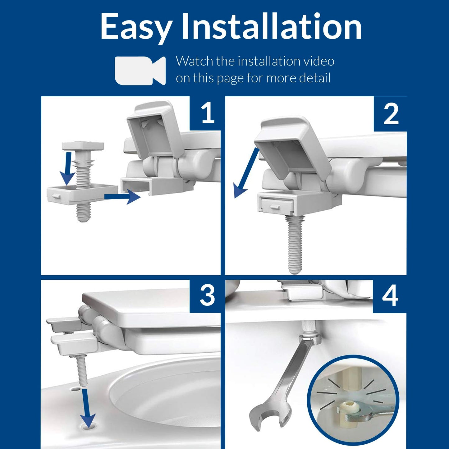 Mayfair NextStep2 Elongated Toilet Seat with Built-In Toddler Potty Training Seat, Slow Close, Easy Clean, White, Made in USA