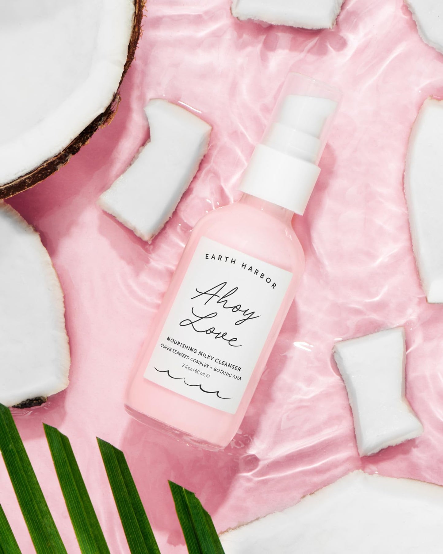 Earth Harbor Ahoy Love Nourishing Cream Cleanser, Gentle Facial Care, Milky Face Wash for Women and Men, Daily Skin Care Formula for Dry & Sensitive