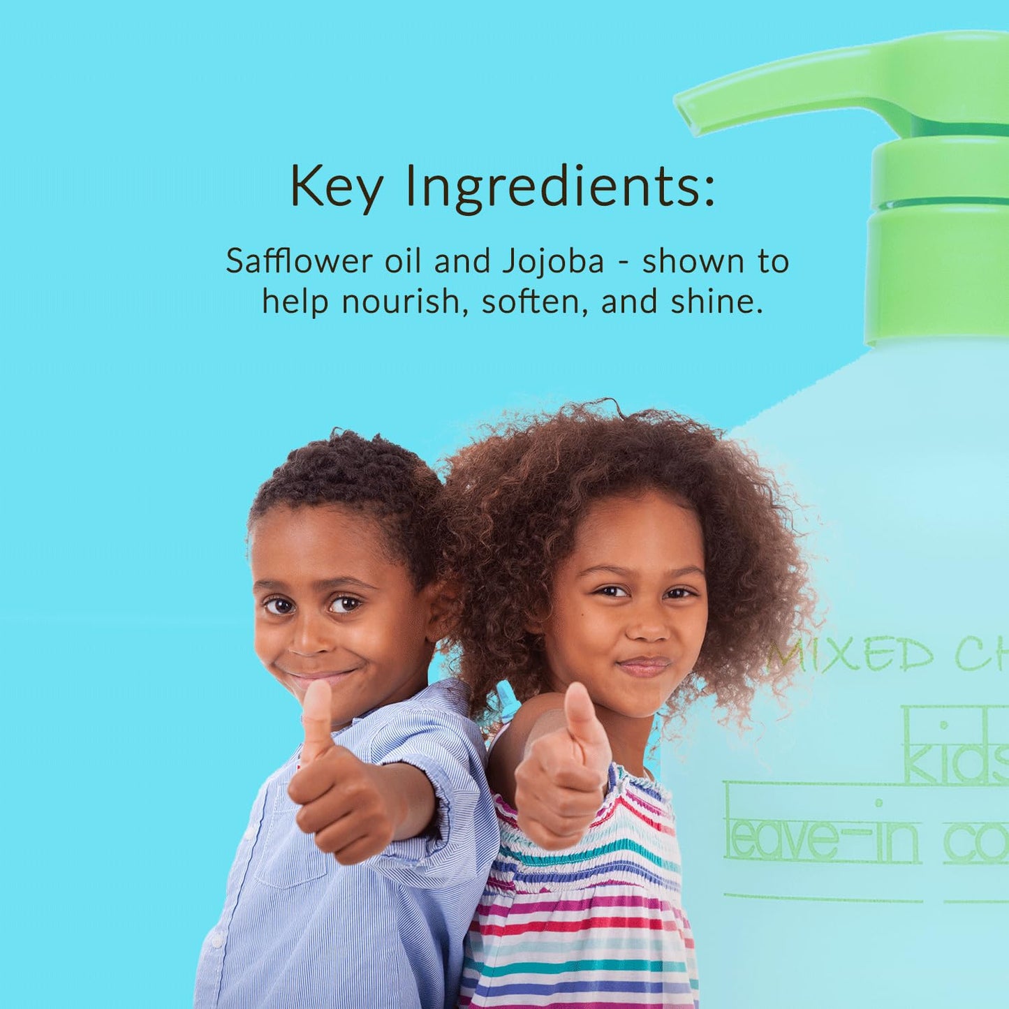 Mixed Chicks Kids Leave-In Conditioner - Eliminate Frizz & Define Curls, 33 fl.oz.