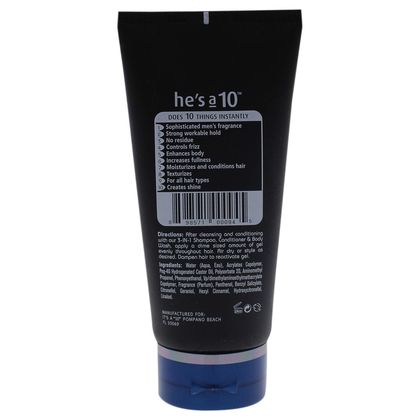 Its A 10 He Is A 10 Miracle Defining Gel Men Gel 5 oz