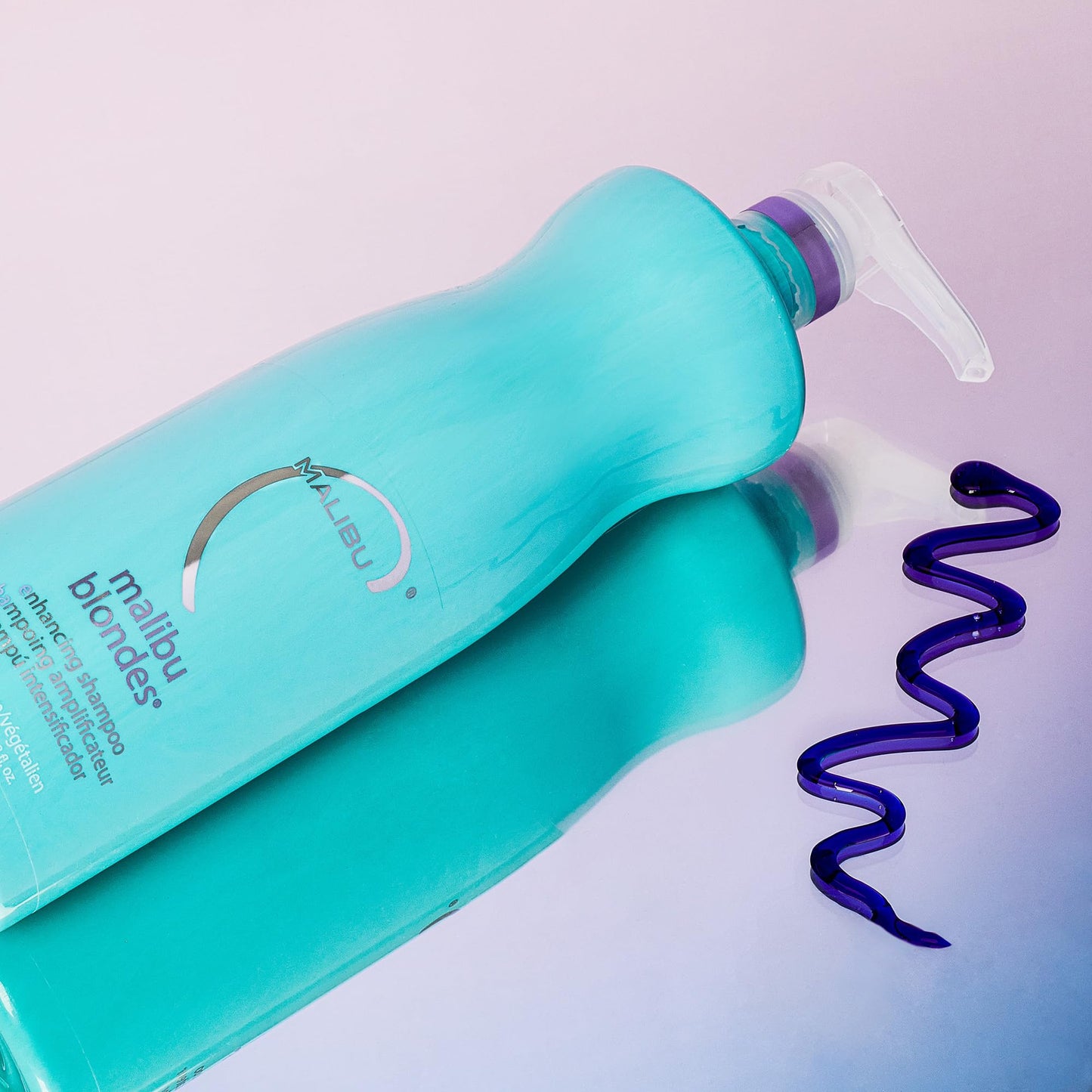 Malibu C Blondes Enhancing Shampoo & Conditioner Duo (33.8 oz) - Revitalizing Purple Shampoo & Conditioner for Hair Health + Brilliancy - Blondes Hair
