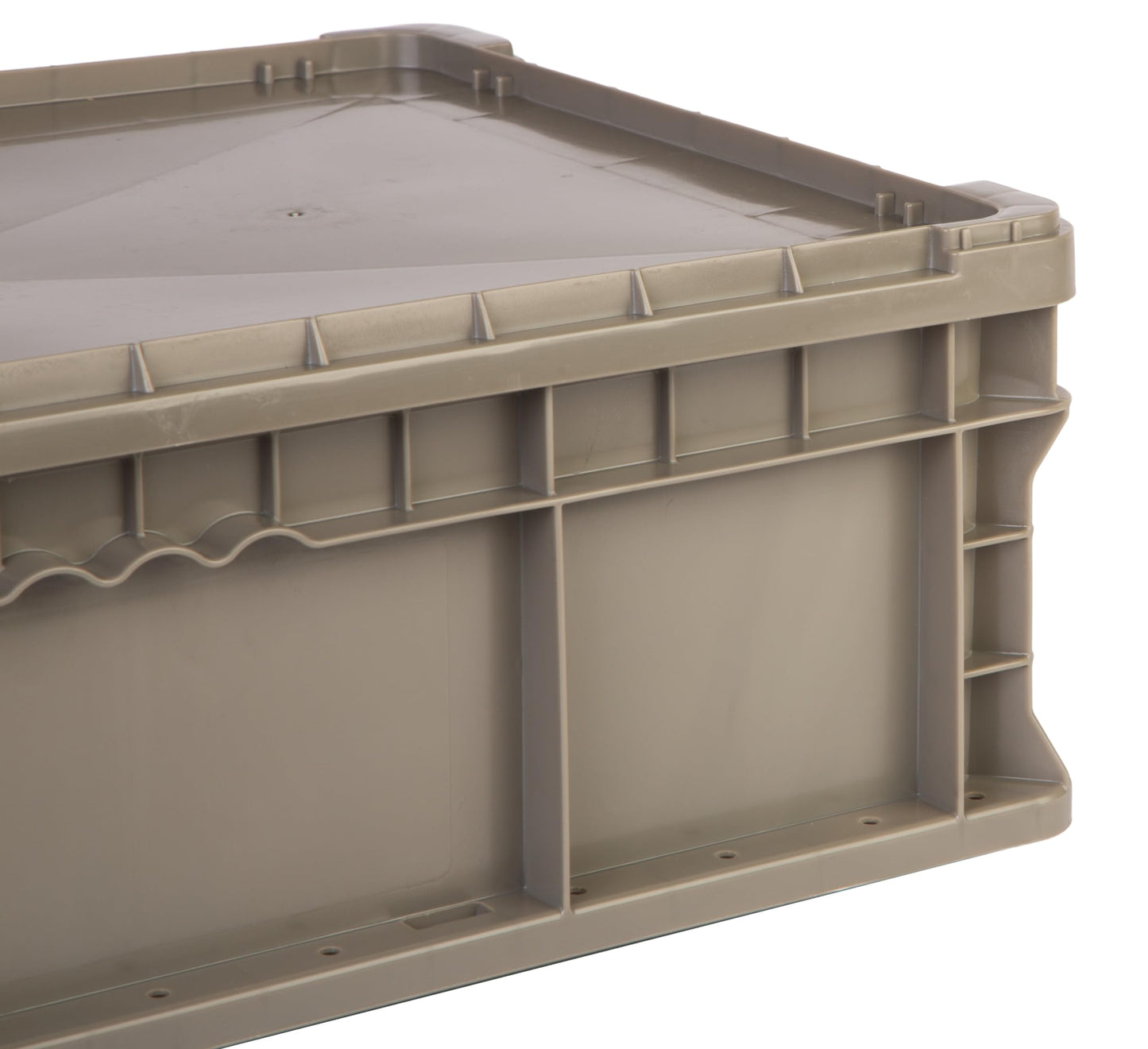 Hudson Exchange 12 x 15 (1 Pack) Lid For Straight Wall Handled Storage Container Tote, Gray/Brown