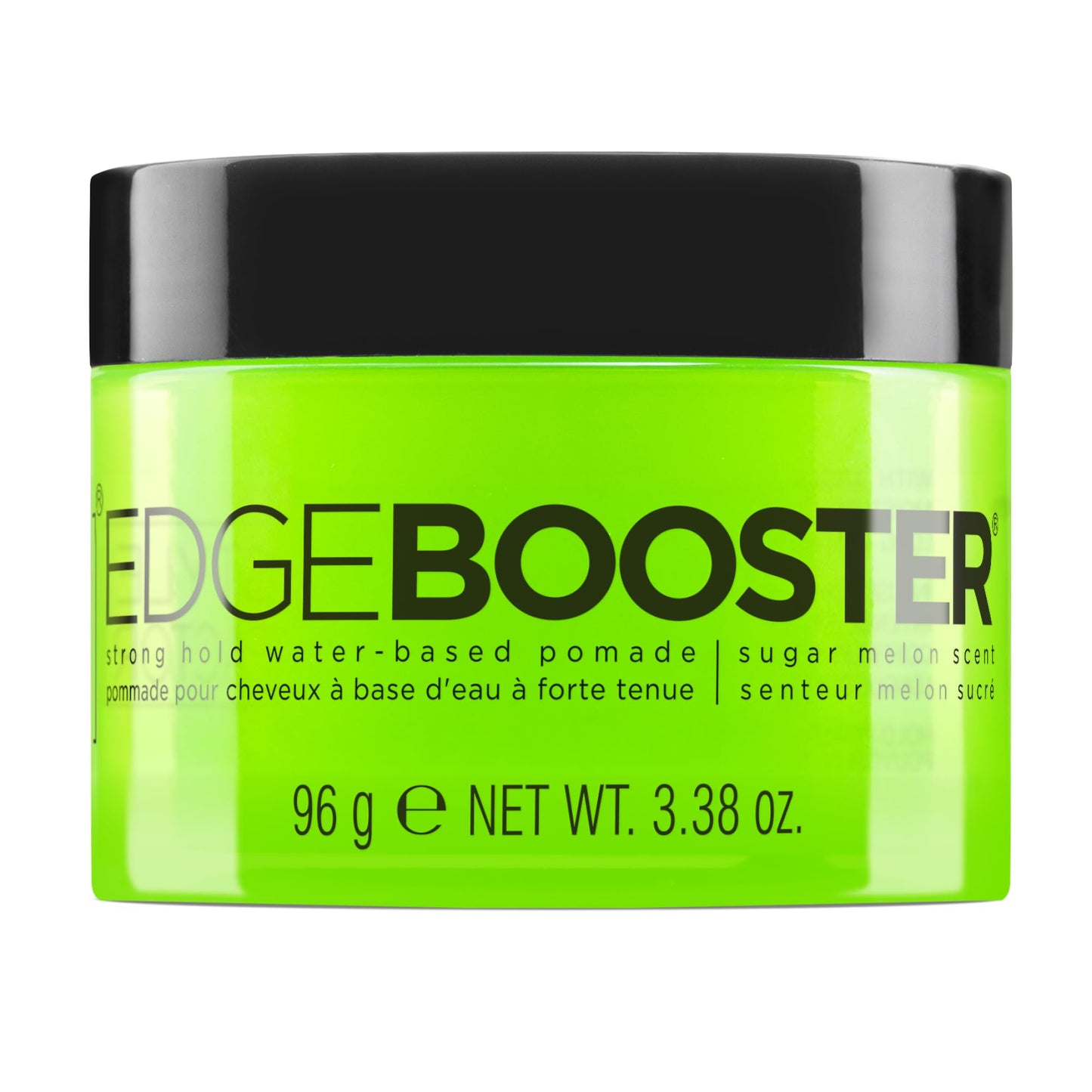 Style Factor EDGE BOOSTER Strong Hold Water-Based Pomade | Formulated with Argan Oil for Moisture & High Shine | Long Lasting Edge Control Gel | Sugar