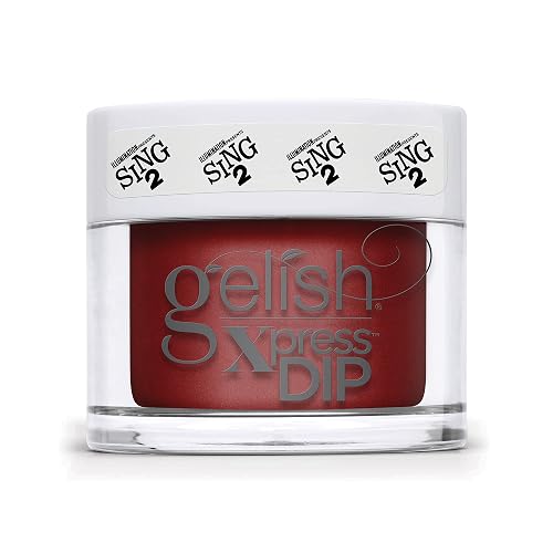 Gelish SING 2 Collection Xpress Dip Powder Manicure - Red Shore City Rouge, 1.5 oz Beauty & Personal Care Gelish