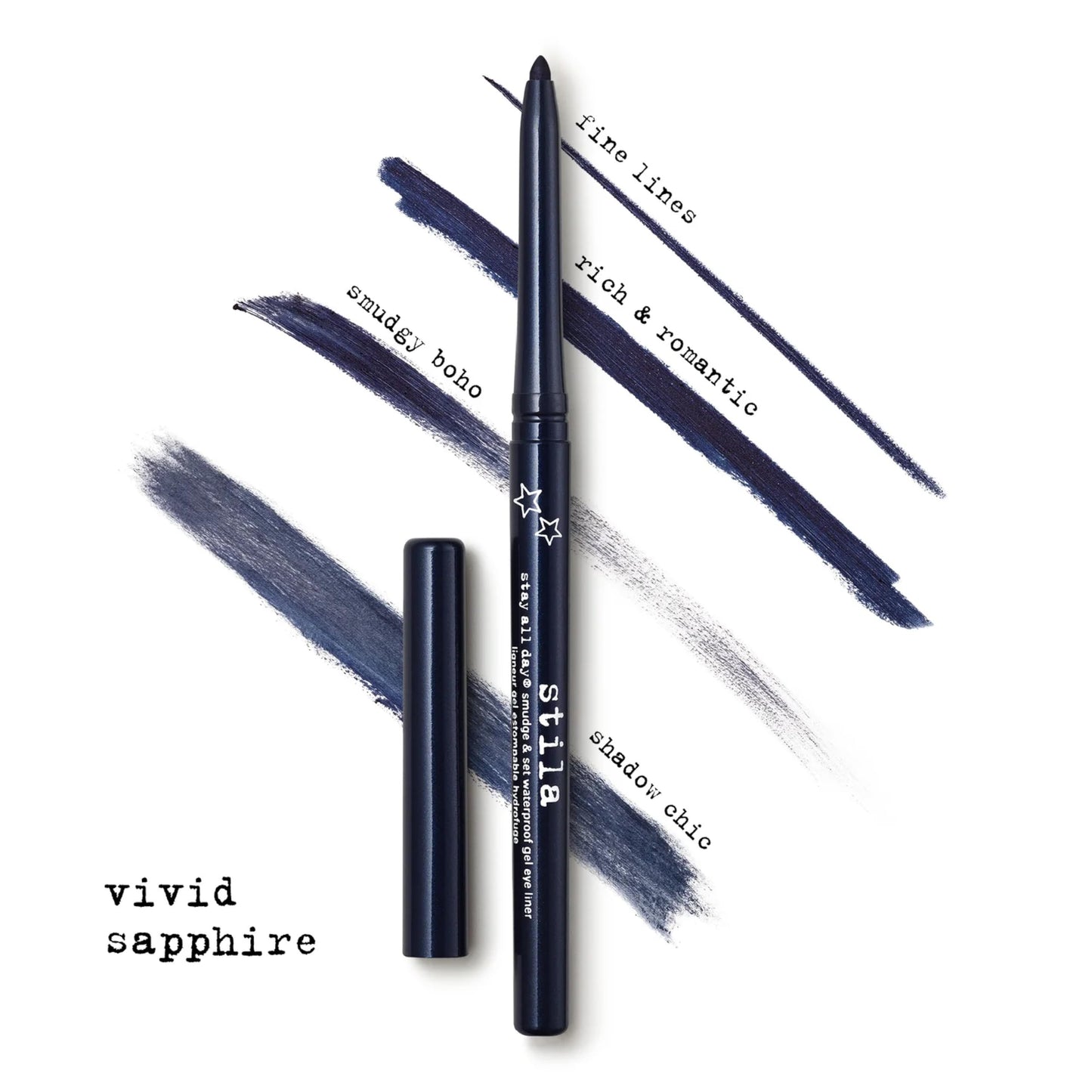 stila Stay All Day® Smudge & Set Waterproof Gel Liner | Long-Wear Gel Eyeliner Pencil for Tightlining, Waterline & Smoky Eye Looks | 12-Hour Wear, No Beauty and Personal Care stila