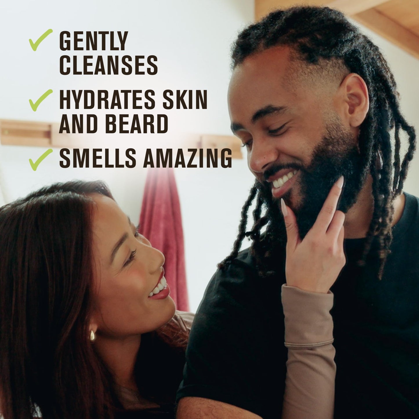 Every Man Jack Beard + Face Wash - Subtle Sea Salt Fragrance - Deep Cleans, Conditions, and Softens Your Beard and Skin Underneath - Naturally Derived