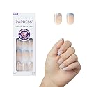 Kiss Impress No Glue Mani Press On Nails, French, 'Snooze', Blue, Short Size, Squoval Shape, Includes 30 Nails, Prep Pad, Instructions Sheet, 1 Beauty & Personal Care imPRESS
