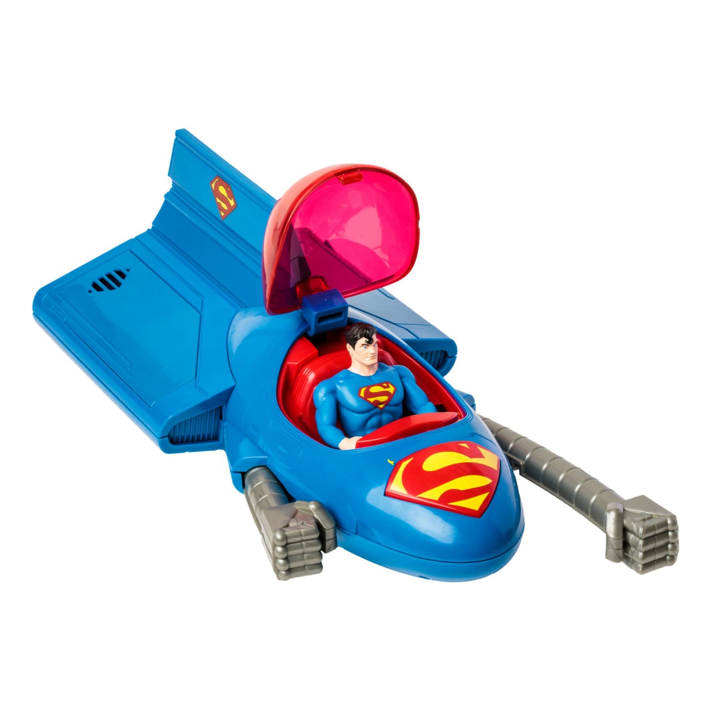 McFarlane Toys DC Multiverse 5-inch Super Powers Supermobile Action Figure Vehicle - Collectible DC Retro 1980’s Super Powers Line Figure - Ages 12+