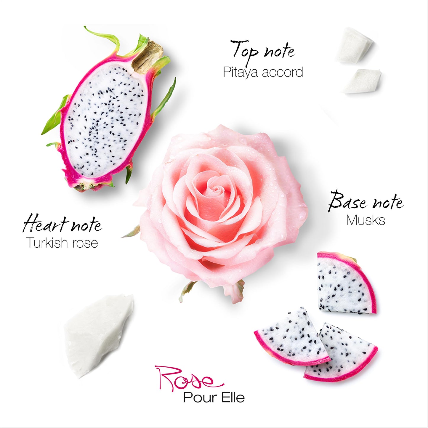 Mauboussin - Rose Pour Elle 100ml (3.3 Fl Oz) - Eau de Parfum for Women - Floral, Fruity & Fresh Scents