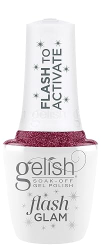 Gelish Flash Glam Sparkling Glitter Gel Polish - Mesmerized By You, 15mL Beauty & Personal Care Gelish