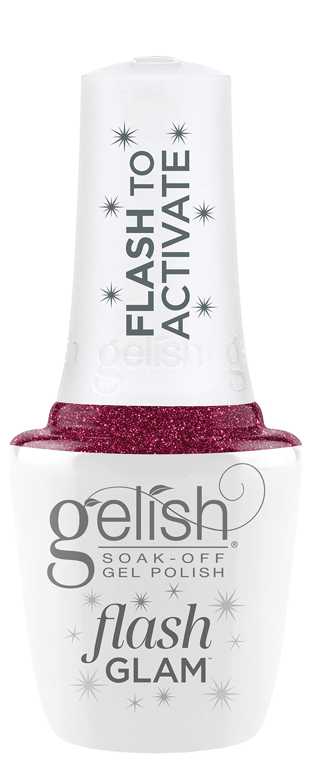 Gelish Flash Glam Sparkling Glitter Gel Polish - Mesmerized By You, 15mL Beauty & Personal Care Gelish