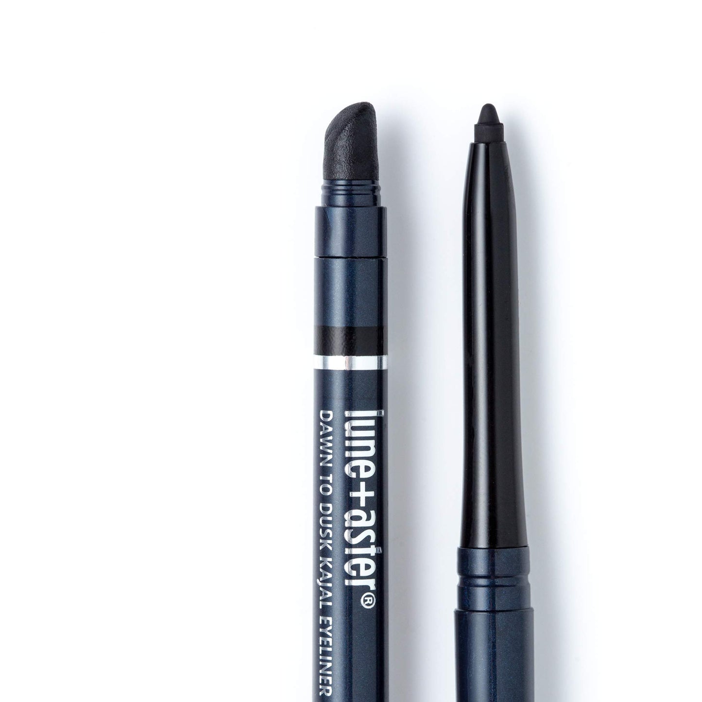 Lune+Aster Dawn To Dusk Kajal Eyeliner | Twist Up Applicator, Built-In Smudge Tip, Creamy Long-Wear Formula - High-Impact Black