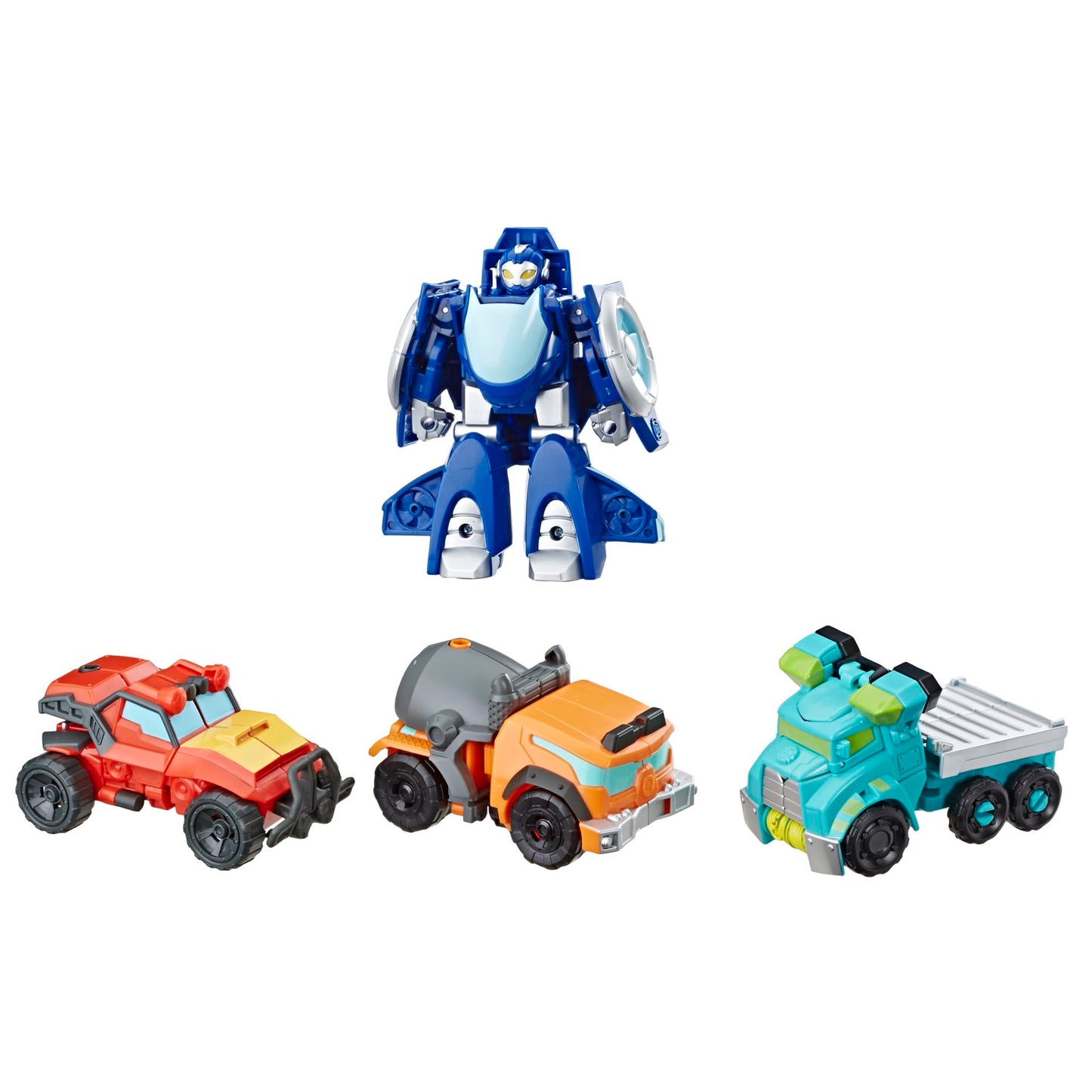 Playskool Heroes Transformers Rescue Bots Academy Rescue Team Pack, 4 Collectible 4.5" Converting Action Figures, Toys for Kids Ages 3 & Up (Amazon…