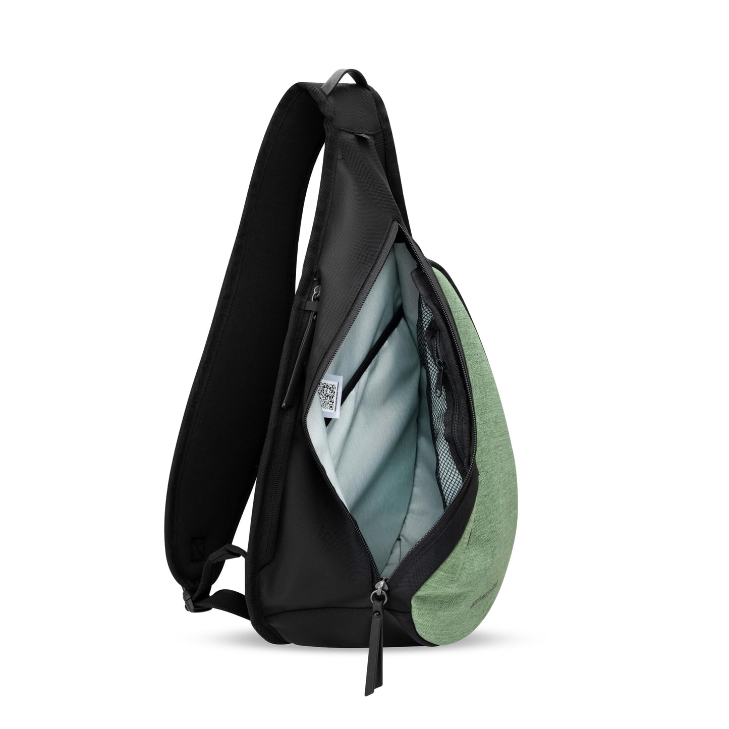 Sherpani Esprit, Anti Theft Sling Bag, Sling Backpack, 10L Travel Bag, Crossbody Backpack, Travel Gift for Women, Fits 10 Inch Tablet (Basil Lite)