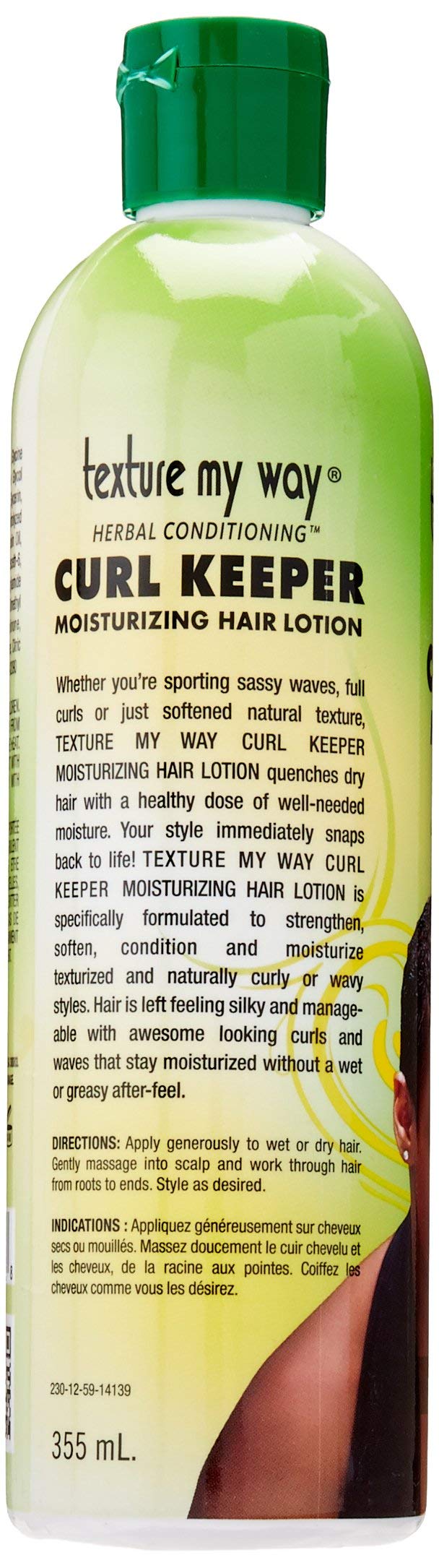 Africas Best Orig Texture My Way Curl Keeper Lotion 12 Ounce (354ml)