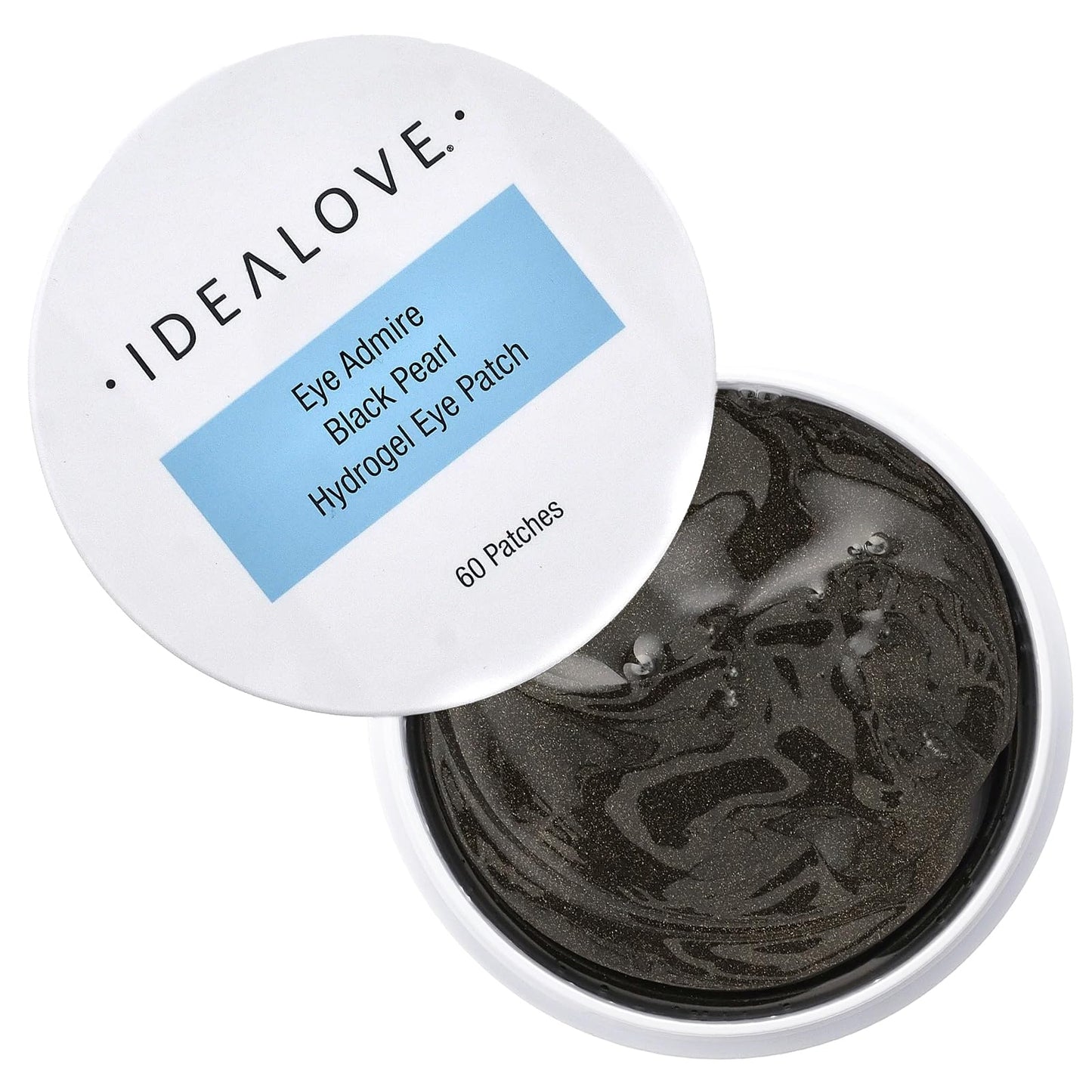 Black Pearl Hydrogel Eye Patches by Idealove - Anti-Aging Beauty Eye Patches to Help Hydrate Skin - With Pearl Extract, Hyaluronic Acid