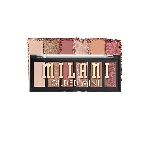 Milani Gilded Mini Eyeshadow Palette with 6 Matte & Shimmer Hues - It's All Ros?©