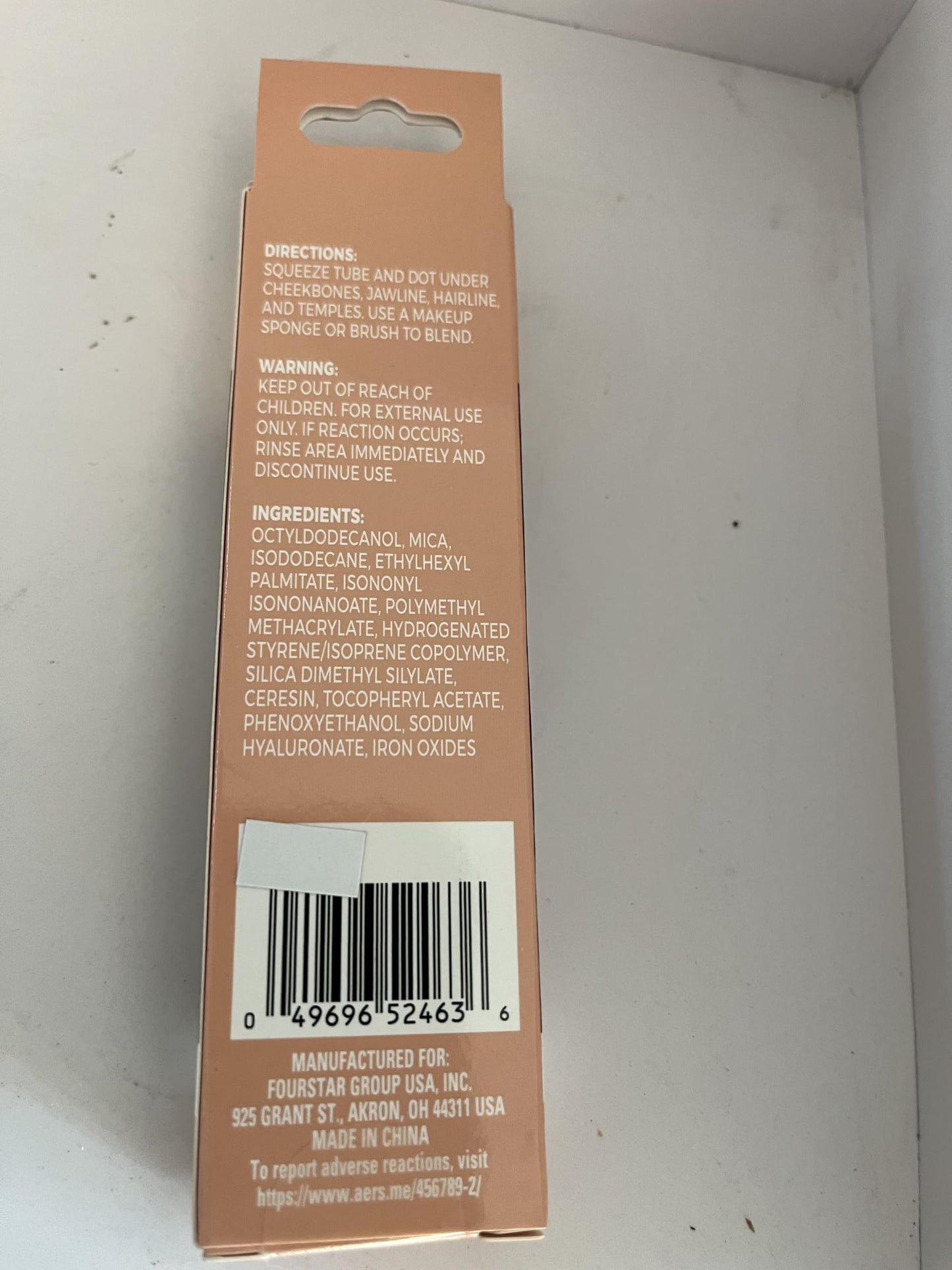 B.pure Glow Up Contour, Medium/Dark, 0.2 FL OZ