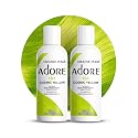 Adore Semi Permanent Hair Color (161 Cosmic Yellow) (2 Pack) | Vegan & Cruelty-Free Yellow Hair Dye | No Ammonia, No Peroxide, No Alcohol | 4 Fl Oz