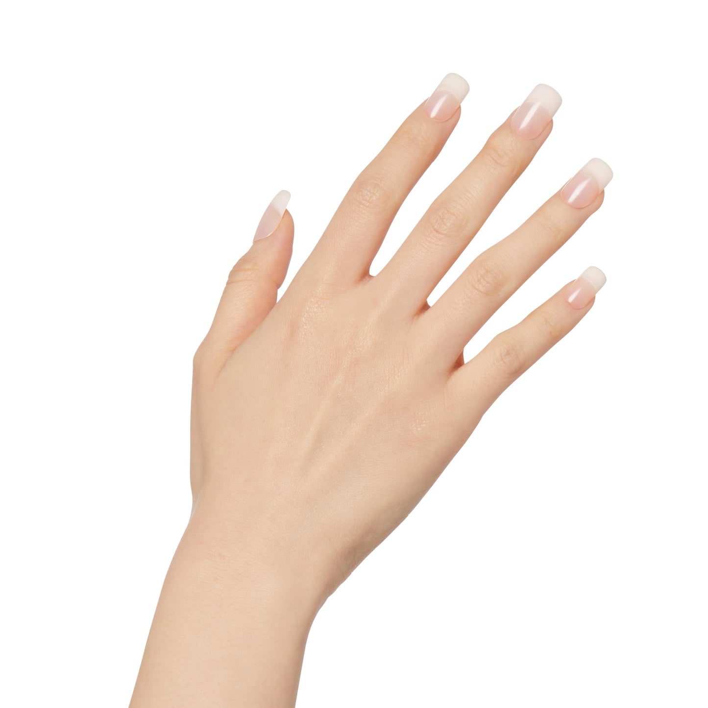 KISS Salon Acrylic Press On Nails, Nail glue included, 'Cashmere', French, Medium Size, Squoval Shape, Includes 28 Nails, 2g Glue, 1 Manicure Stick, 1 Beauty & Personal Care KISS