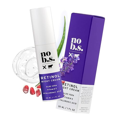 No Bad Stuff - Retinol Cream for Face with Hyaluronic Acid & Vitamin E, Retinol, Wrinkle Cream & Spot Corrector, Vegan, Cruelty Free & Gluten Free