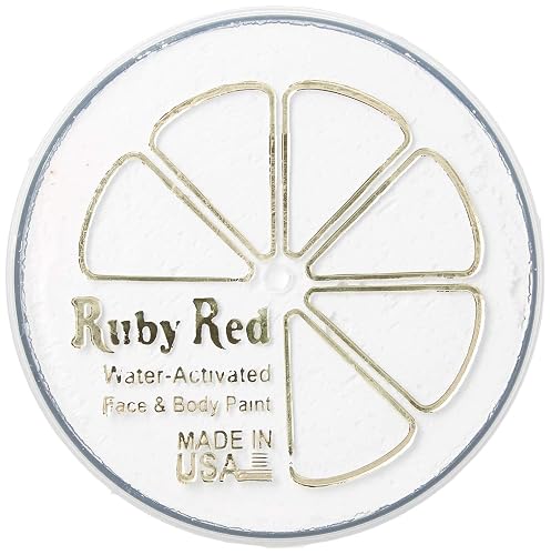 Ruby Red Paint Face Paint, 18 ML - Uv White