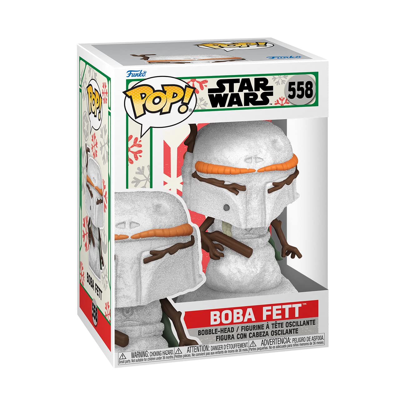 Funko Pop! Star Wars Holiday: Boba Fett Snowman