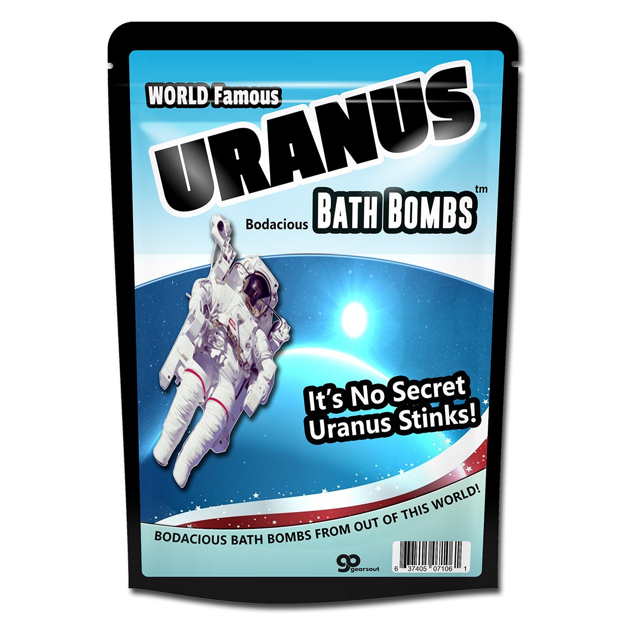 Uranus Bath Bombs XL Fizzers Funny Space Gags for Teen Boys Weird Gags for Men Uranus Jokes Stocking Stuffers for Friends Fun White Elephant Ideas…