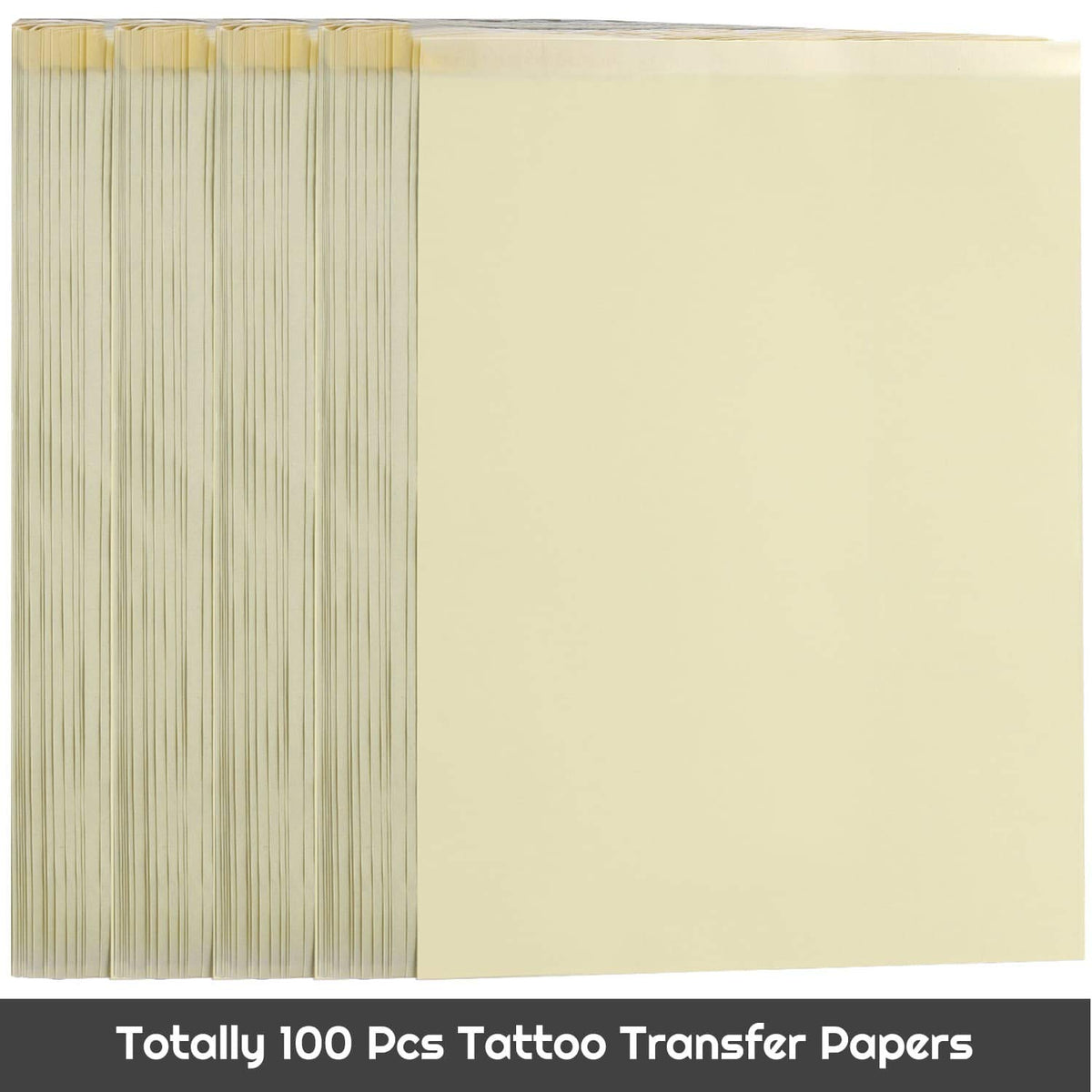 Tattoo Transfer Paper, Cridoz 100 Sheets Tattoo Stencil Transfer Paper for Tattooing Blue Beauty and Personal Care cridoz