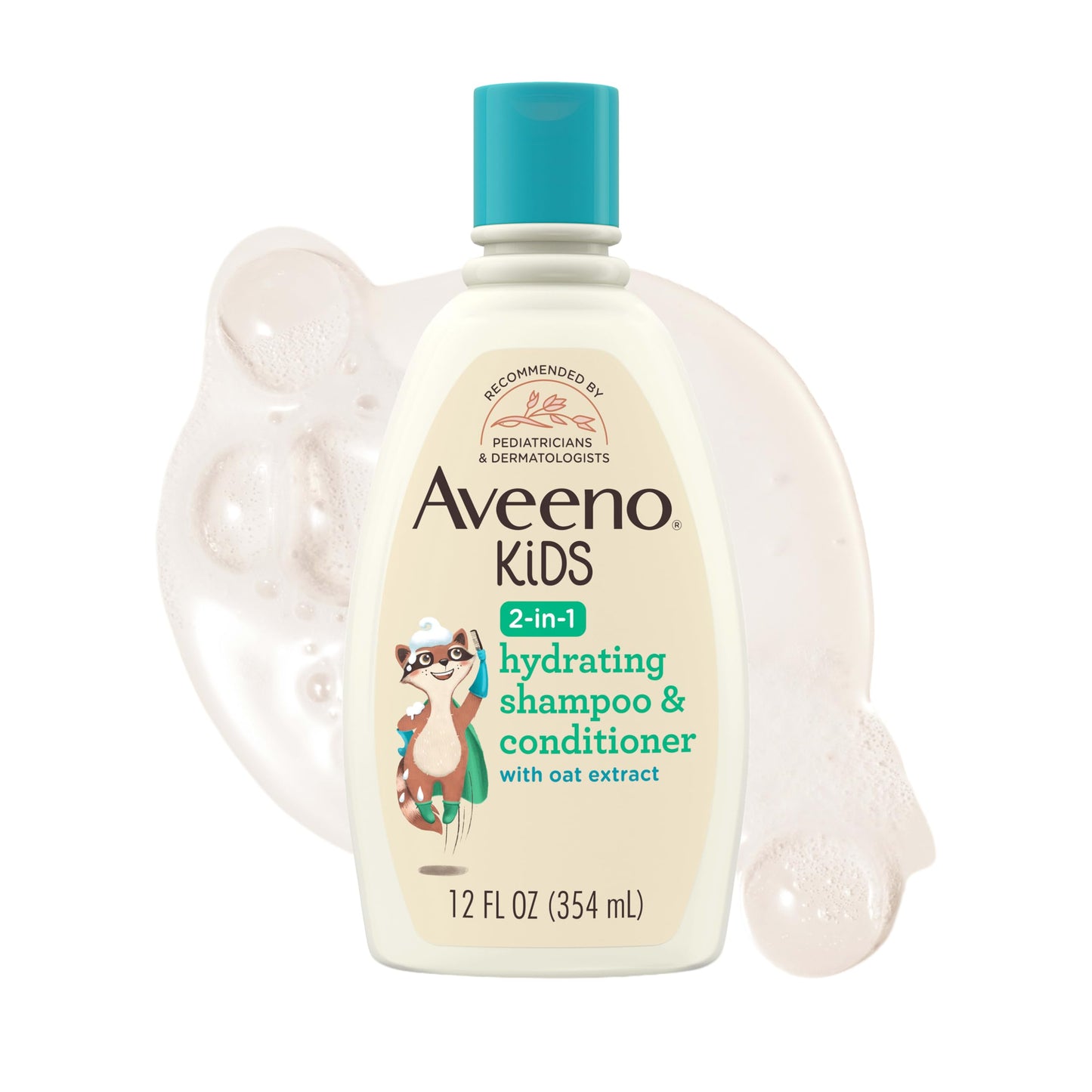 Aveeno Kids Shampoo & Conditioner, Formulated With Oat Extract to Gently Cleanse, Condition & Detangle Kids Hair, For Sensitive Skin and Scalp Beauty and Personal Care Aveeno Baby