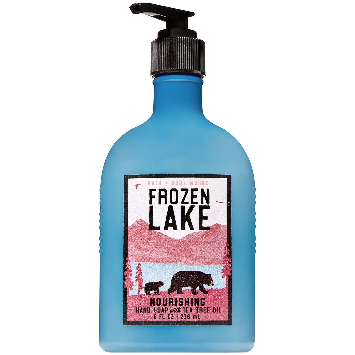 Bath & Body Works FROZEN LAKE Hand Soap with Tea Tree Oil 8 Fluid Ounce (2018 Edition) Beauty & Personal Care Bath & Body Works
