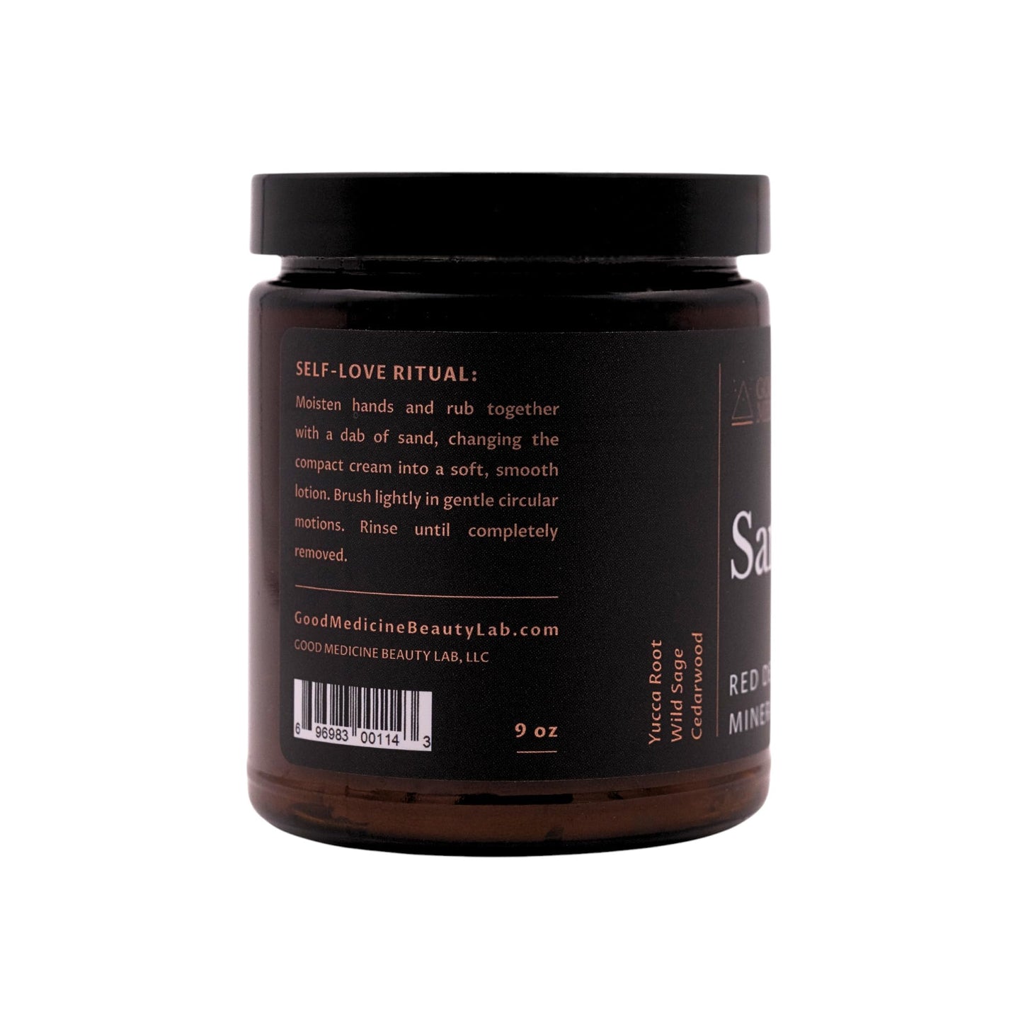 Sand Red Mineral Polish for Body & Face - Deep Exfoliator Scrub with Desert Mineral Sand - Natural Ingredients - Skincare for Women and Men (9 oz)