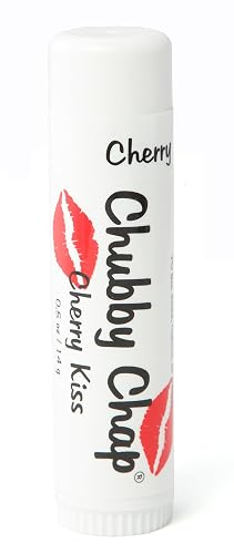 Chubby Chap - Large Jumbo Natural Lip Balm - .5 Ounce Cherry Kiss