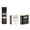Spinster Sisters Natural Hair Care Set, Rosemary Mint - Shampoo Bar, Conditioner Bar, Brown Dry Shampoo - Homemade, sulfate-free, moisturizing