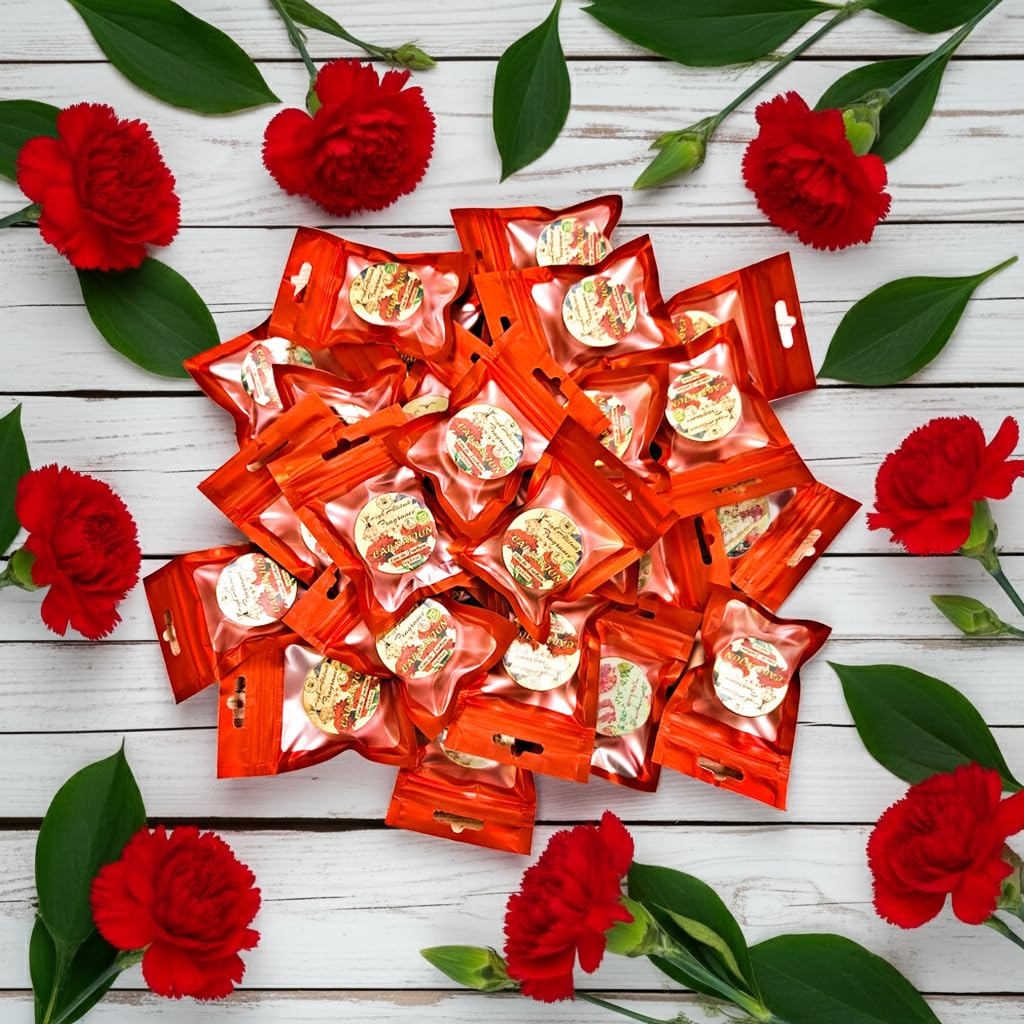 CARNATION Perfume - Eau de Parfum - Solid Balm - Natural Essential Oils Aromatherapy Fragrance (Dianthus Caryophyllus, Lily Fresh Green Floral Spicy