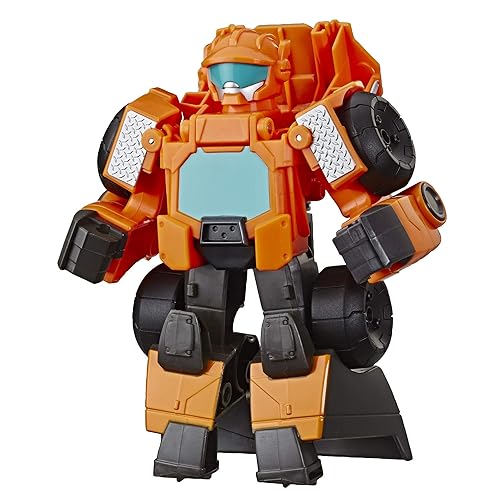 Transformers Playskool Heroes Rescue Bots Academy Wedge The Construction-Bot Converting Toy Robot, 6-Inch Collectible Action Figure for Kids Ages 3…