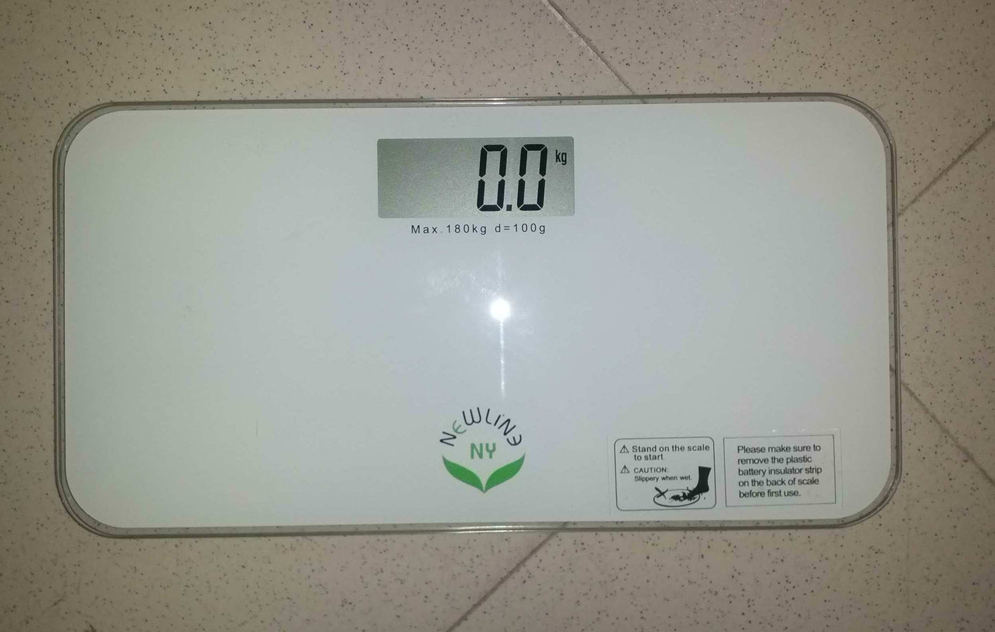 NewlineNY 700 Series Mini Travel Digital Bathroom Scales (no Sleeve) (White)