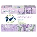 Tom's of Maine Natural Beauty Bar Soap, Lavender & Shea With Raw Shea Butter, 5 oz. 2-Pack